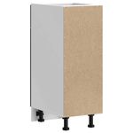 Casa si Gradina - Mobilier - Comode si corpuri - Corpuri bucatarie - Dulap de baza de bucatarie „Lucca” din lemn negru prelucrat, model 1x dulap inferior (1 ușă 1 sertar), mărime 30x46x81.5 cm - Infinity.ro