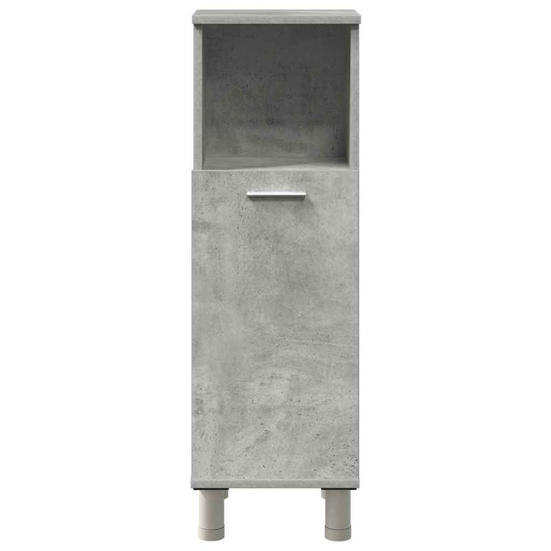 Casa si Gradina - Mobilier - Seturi de mobilier - Seturi baie - Set mobilier de baie, 4 piese, gri beton, lemn compozit - Infinity.ro
