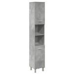Casa si Gradina - Mobilier - Seturi de mobilier - Seturi baie - Set mobilier de baie, 4 piese, gri beton, lemn compozit - Infinity.ro