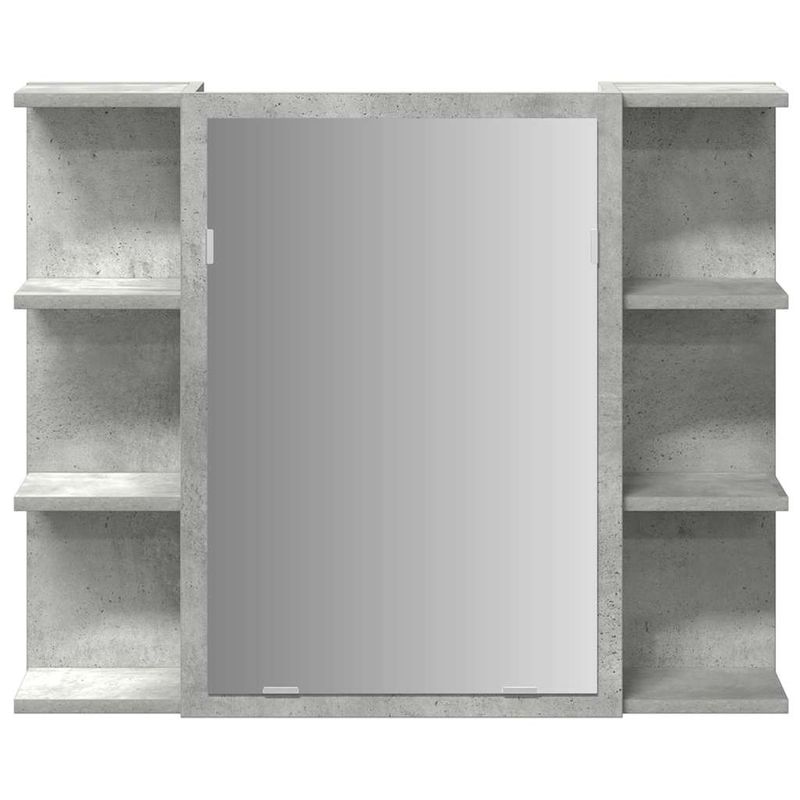 Casa si Gradina - Mobilier - Seturi de mobilier - Seturi baie - Set mobilier de baie, 4 piese, gri beton, lemn compozit - Infinity.ro