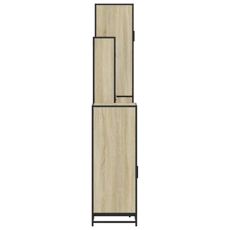 Casa si Gradina - Mobilier - Seturi de mobilier - Seturi baie - Set de mobilier de baie din 4 piese din lemn de stejar Sonoma - Infinity.ro