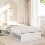 Casa si Gradina - Mobilier - Paturi si accesorii - Paturi - Pat de zi fara saltea alb 75x190 cm lemn masiv de pin - Infinity.ro