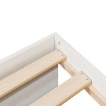 Casa si Gradina - Mobilier - Paturi si accesorii - Paturi - Pat de zi fara saltea alb 75x190 cm lemn masiv de pin - Infinity.ro