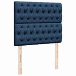 Casa si Gradina - Mobilier - Paturi si accesorii - Paturi - Cadru de pat otoman cu saltea tesatura albastra 120x200cm - Infinity.ro
