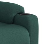 Ingrijire personala si Cosmetice - Sanatate si wellness - Articole wellness - Fotolii de masaj - Fotoliu electric de masaj rabatabil, verde inchis, textil - Infinity.ro