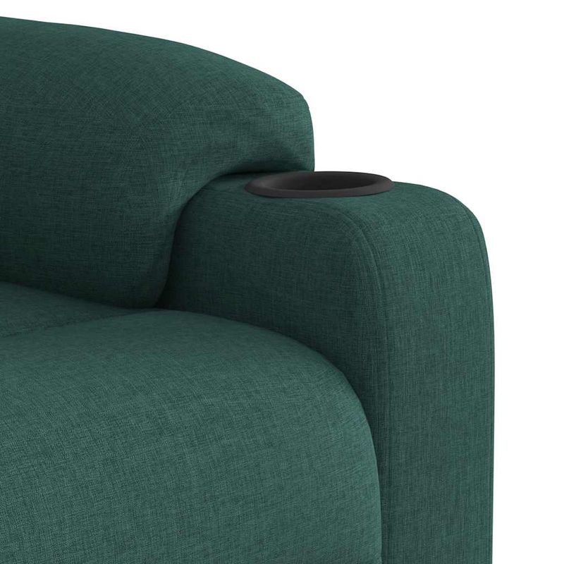 Ingrijire personala si Cosmetice - Sanatate si wellness - Articole wellness - Fotolii de masaj - Fotoliu electric de masaj rabatabil, verde inchis, textil - Infinity.ro