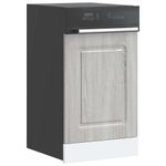 Electronice si Electrocasnice - Masini de spalat vase - Accesorii masini de spalat vase - Panou pentru masina de spalat vase Gri Sonoma Lemn prelucrat - Infinity.ro