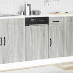 Electronice si Electrocasnice - Masini de spalat vase - Accesorii masini de spalat vase - Panou pentru masina de spalat vase Gri Sonoma Lemn prelucrat - Infinity.ro