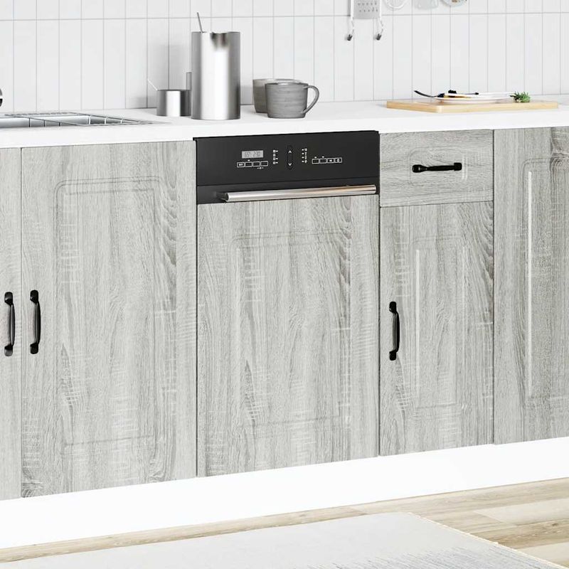 Electronice si Electrocasnice - Masini de spalat vase - Accesorii masini de spalat vase - Panou pentru masina de spalat vase Gri Sonoma Lemn prelucrat - Infinity.ro