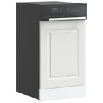 Electronice si Electrocasnice - Masini de spalat vase - Accesorii masini de spalat vase - Panou pentru masina de spalat vase "Kalmar" alb lemn prelucrat - Infinity.ro