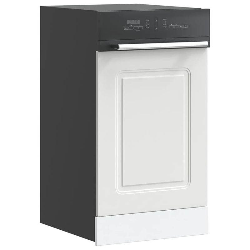 Electronice si Electrocasnice - Masini de spalat vase - Accesorii masini de spalat vase - Panou pentru masina de spalat vase "Kalmar" alb lemn prelucrat - Infinity.ro