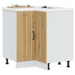 Casa si Gradina - Mobilier - Comode si corpuri - Corpuri bucatarie - Dulap de baza pe colt de bucatarie „Lucca” stejar artizanal - Infinity.ro
