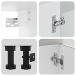 Casa si Gradina - Mobilier - Comode si corpuri - Corpuri bucatarie - Set dulapuri de bucatarie 8 piese „Kalmar” gri beton Lemn - Infinity.ro