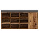 Casa si Gradina - Mobilier - Organizare si depozitare - Bancute - Banca de pantofi,lemn vechi, 102x32x50 cm, lemn prelucrat, - Infinity.ro