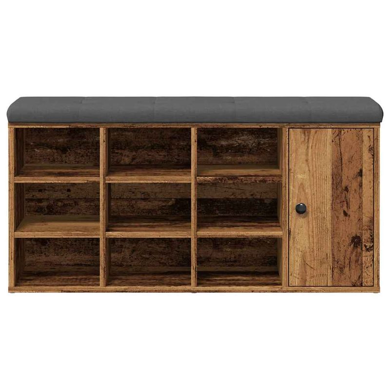 Casa si Gradina - Mobilier - Organizare si depozitare - Bancute - Banca de pantofi,lemn vechi, 102x32x50 cm, lemn prelucrat, - Infinity.ro