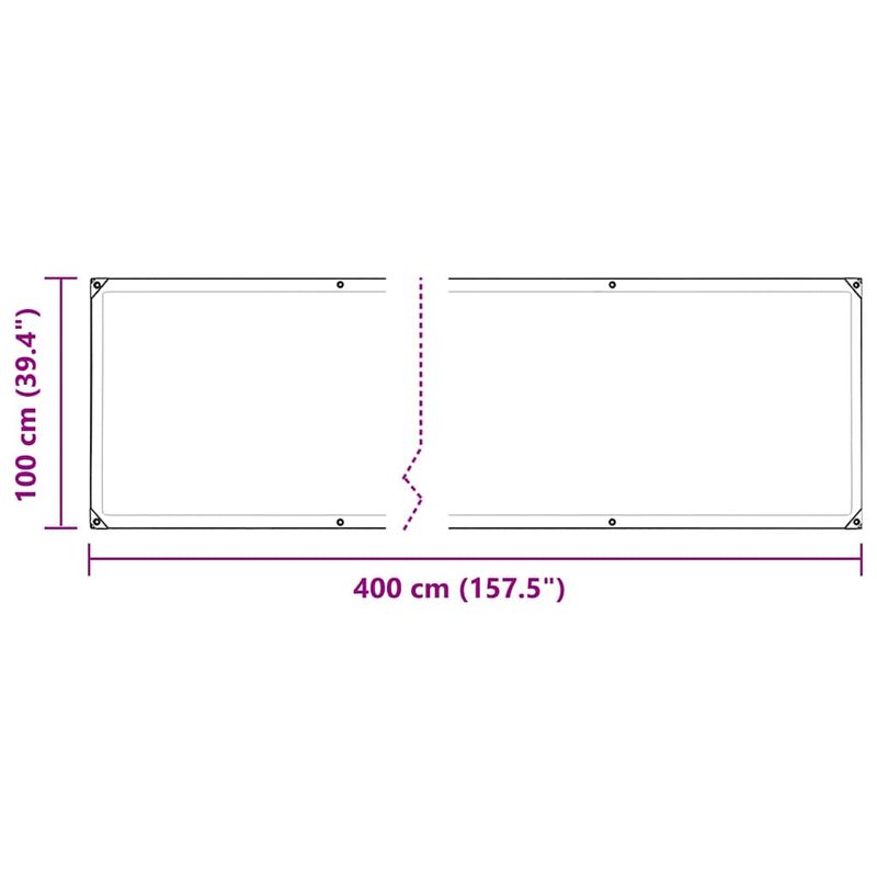 Casa si Gradina - Gradina si terasa - Umbrele si pavilioane - Pavilioane - Prelata transparenta cu ochiuri 1x4 m polietilena - Infinity.ro