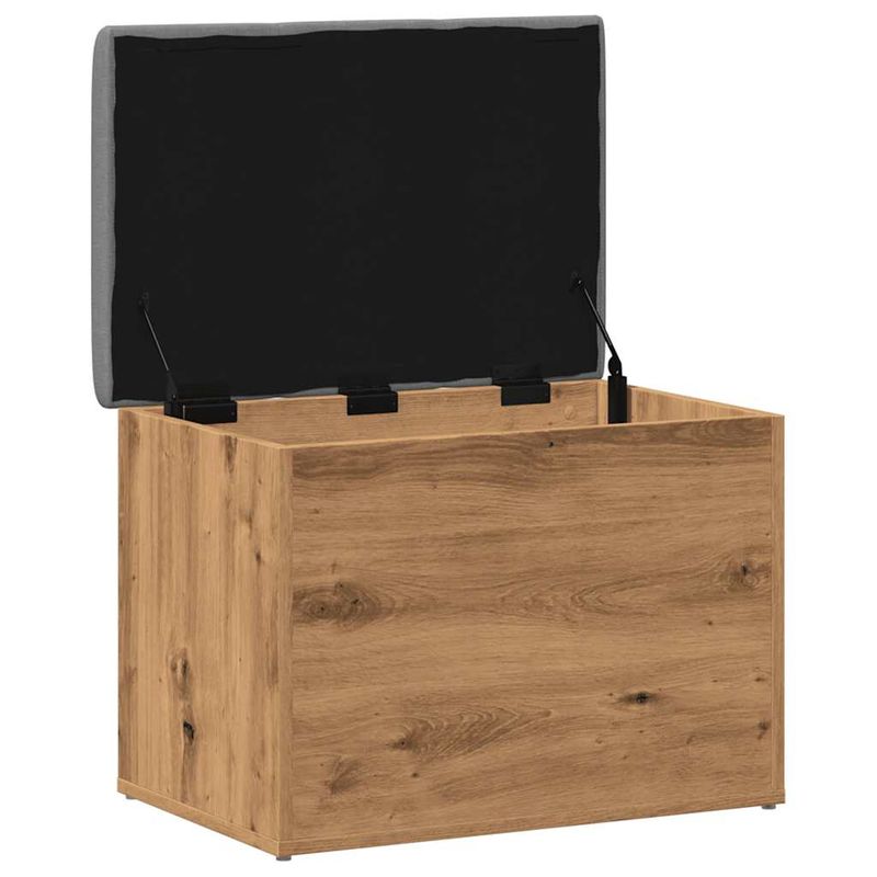 Casa si Gradina - Mobilier - Canapele si coltare - Banchete - Banca de depozitare Stejar artizanal 62x42x45 cm lemn prelucrat - Infinity.ro