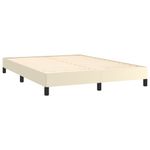 Casa si Gradina - Mobilier - Paturi si accesorii - Paturi - Cadru de pat, crem, 140x190 cm, piele ecologica - Infinity.ro