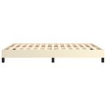 Casa si Gradina - Mobilier - Paturi si accesorii - Paturi - Cadru de pat, crem, 140x190 cm, piele ecologica - Infinity.ro