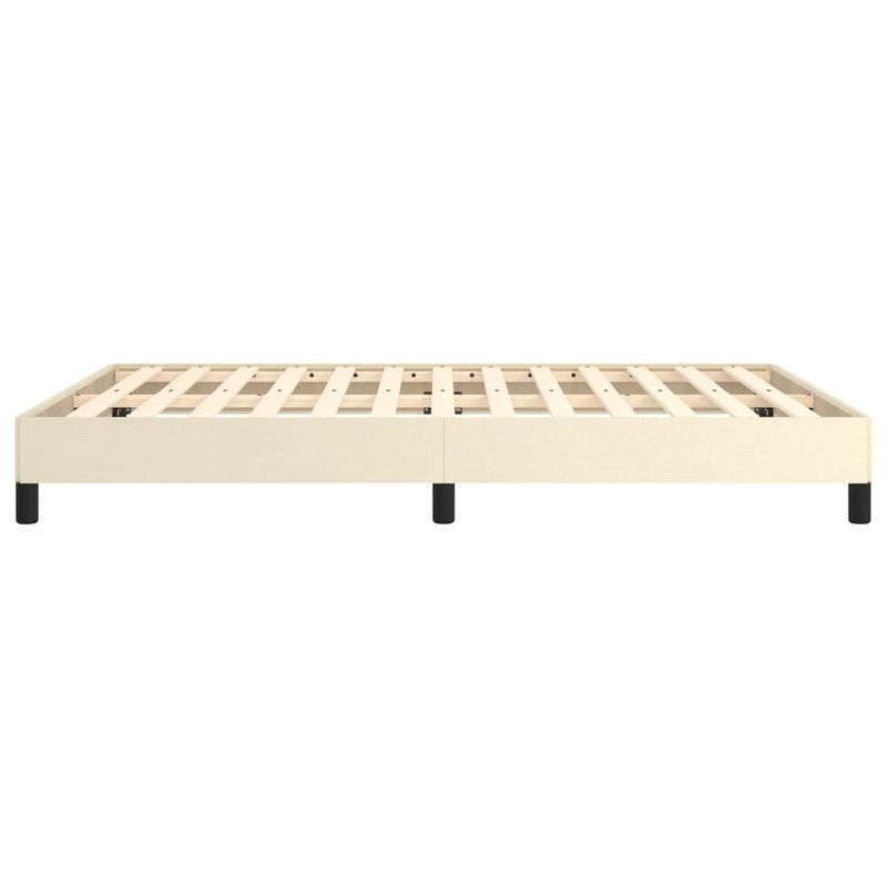 Casa si Gradina - Mobilier - Paturi si accesorii - Paturi - Cadru de pat, crem, 140x190 cm, piele ecologica - Infinity.ro