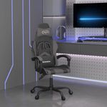 PC, gaming si accesorii - Gaming - Accesorii gaming - Scaune gaming - Scaun de jocuri, negru si gri, piele ecologica - Infinity.ro