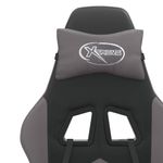 PC, gaming si accesorii - Gaming - Accesorii gaming - Scaune gaming - Scaun de jocuri, negru si gri, piele ecologica - Infinity.ro