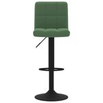 Casa si Gradina - Mobilier - Scaune si fotolii - Scaune - Scaun de bar, verde inchis, catifea - Infinity.ro