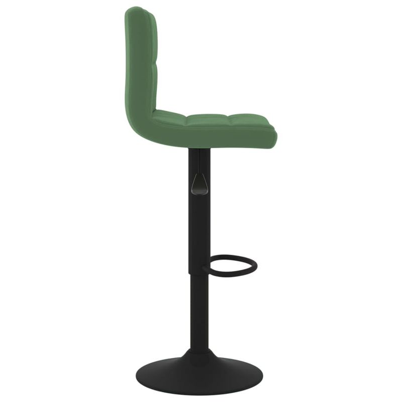 Casa si Gradina - Mobilier - Scaune si fotolii - Scaune - Scaun de bar, verde inchis, catifea - Infinity.ro