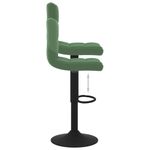 Casa si Gradina - Mobilier - Scaune si fotolii - Scaune - Scaun de bar, verde inchis, catifea - Infinity.ro