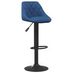 Casa si Gradina - Mobilier - Scaune si fotolii - Scaune - Scaun de bar, albastru, catifea - Infinity.ro