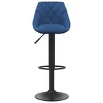 Casa si Gradina - Mobilier - Scaune si fotolii - Scaune - Scaun de bar, albastru, catifea - Infinity.ro