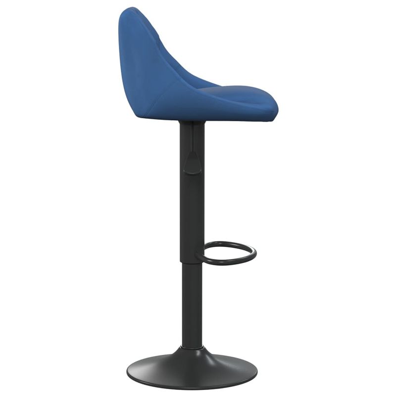 Casa si Gradina - Mobilier - Scaune si fotolii - Scaune - Scaun de bar, albastru, catifea - Infinity.ro