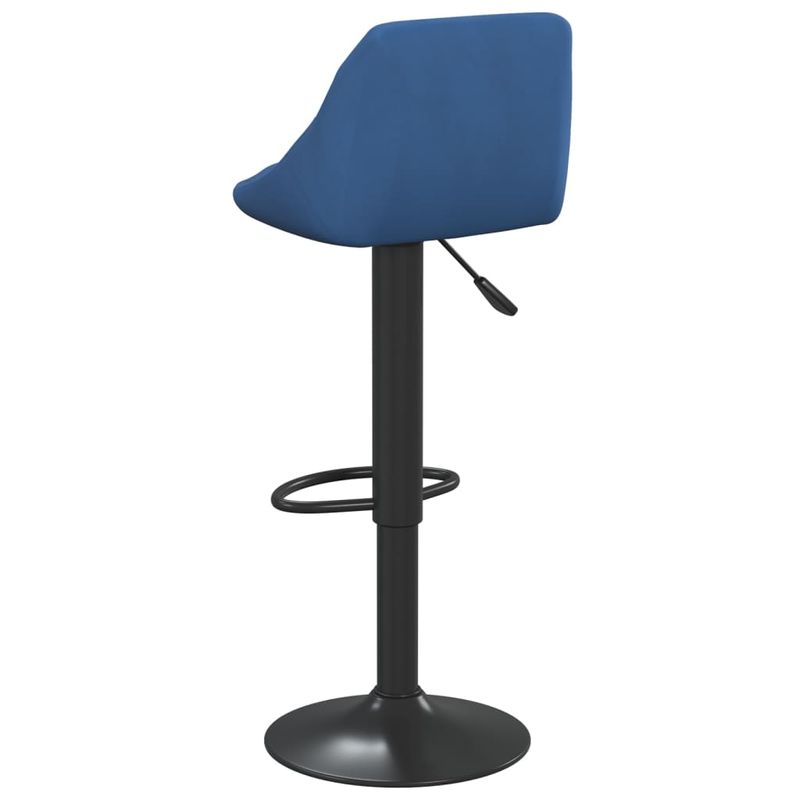 Casa si Gradina - Mobilier - Scaune si fotolii - Scaune - Scaun de bar, albastru, catifea - Infinity.ro