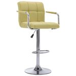 Casa si Gradina - Mobilier - Scaune si fotolii - Scaune - Scaune de bar, 2 buc., verde, material textil - Infinity.ro