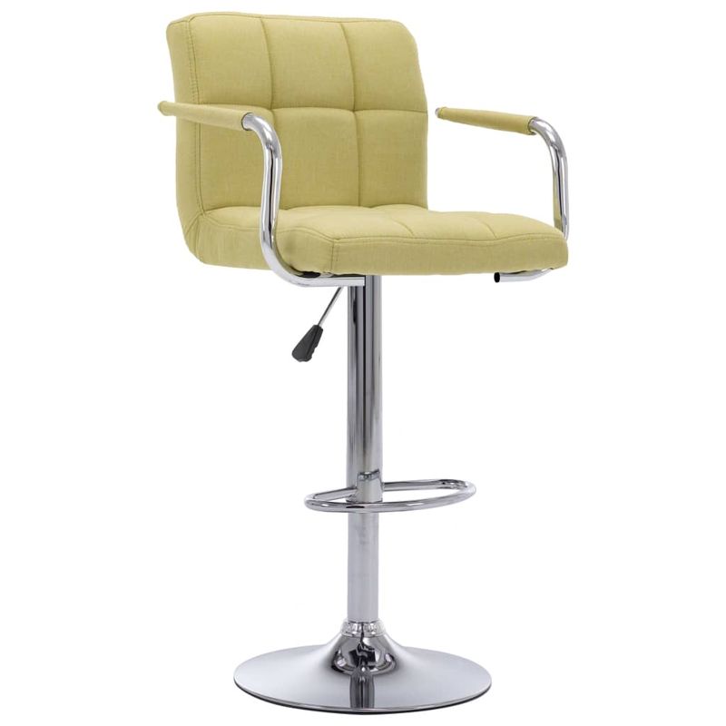 Casa si Gradina - Mobilier - Scaune si fotolii - Scaune - Scaune de bar, 2 buc., verde, material textil - Infinity.ro