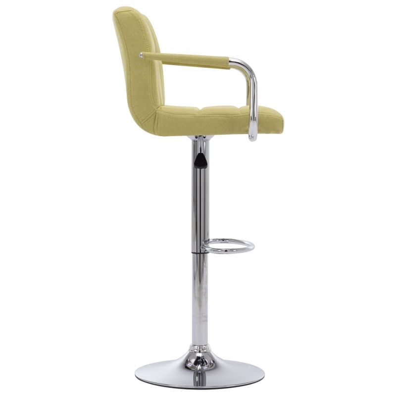 Casa si Gradina - Mobilier - Scaune si fotolii - Scaune - Scaune de bar, 2 buc., verde, material textil - Infinity.ro