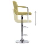 Casa si Gradina - Mobilier - Scaune si fotolii - Scaune - Scaune de bar, 2 buc., verde, material textil - Infinity.ro