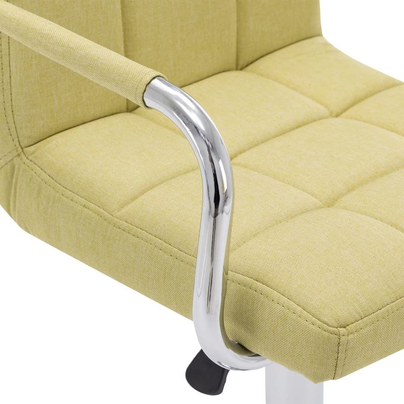 Casa si Gradina - Mobilier - Scaune si fotolii - Scaune - Scaune de bar, 2 buc., verde, material textil - Infinity.ro