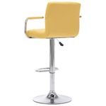 Casa si Gradina - Mobilier - Scaune si fotolii - Scaune - Scaune de bar, 2 buc., galben, material textil - Infinity.ro