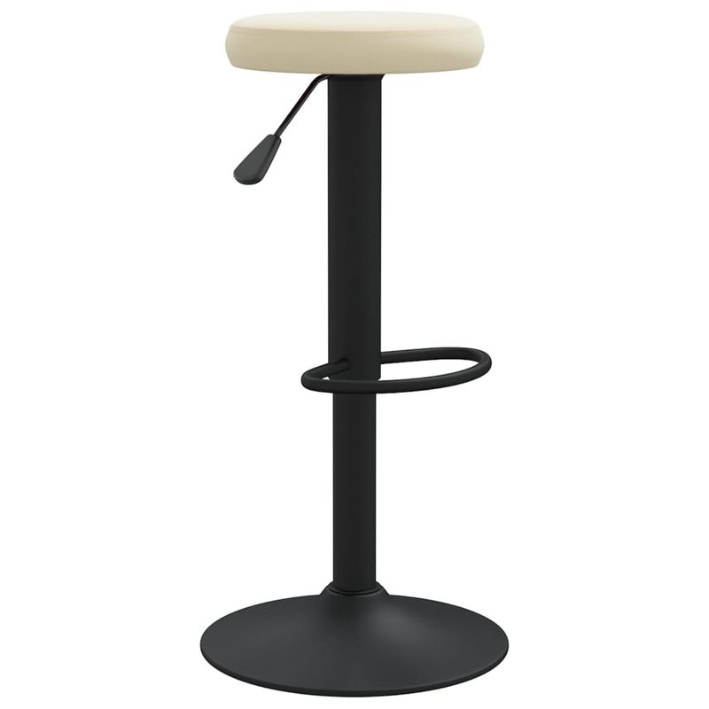 Casa si Gradina - Mobilier - Scaune si fotolii - Scaune - Scaune de bar, 2 buc., crem, catifea - Infinity.ro