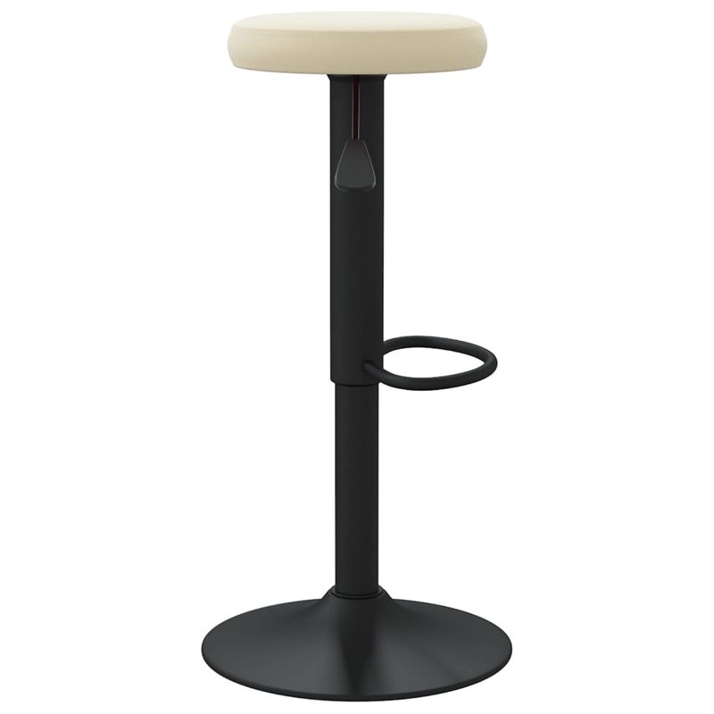 Casa si Gradina - Mobilier - Scaune si fotolii - Scaune - Scaune de bar, 2 buc., crem, catifea - Infinity.ro