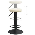 Casa si Gradina - Mobilier - Scaune si fotolii - Scaune - Scaune de bar, 2 buc., crem, catifea - Infinity.ro