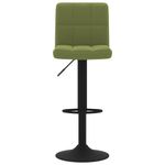 Casa si Gradina - Mobilier - Scaune si fotolii - Scaune - Scaune de bar, 2 buc., verde deschis, catifea - Infinity.ro