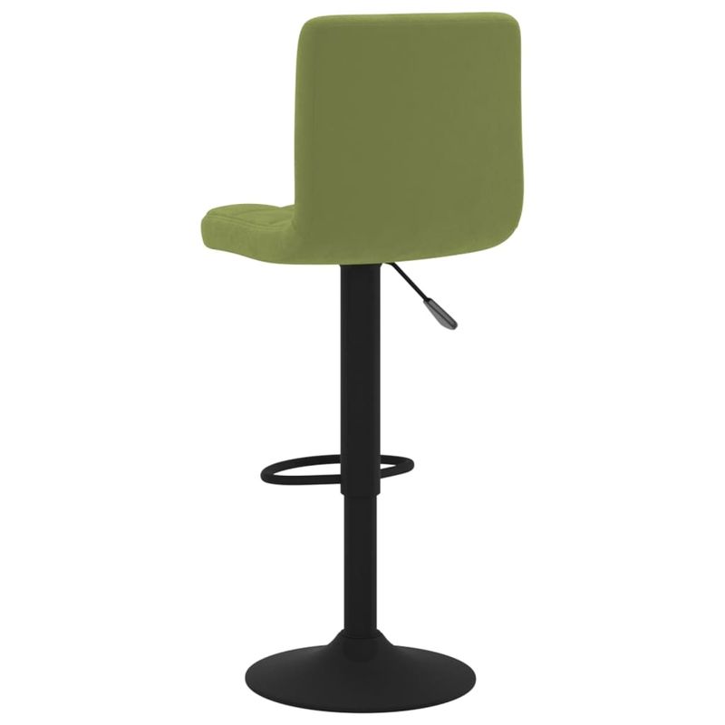 Casa si Gradina - Mobilier - Scaune si fotolii - Scaune - Scaune de bar, 2 buc., verde deschis, catifea - Infinity.ro