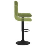 Casa si Gradina - Mobilier - Scaune si fotolii - Scaune - Scaune de bar, 2 buc., verde deschis, catifea - Infinity.ro
