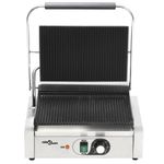 Electronice si Electrocasnice - Electrocasnice bucatarie - Aparate de gatit & desert - Gratare electrice - Grill Panini cu striatii, 43x30,5x20 cm, 2200 W - Infinity.ro