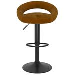 Casa si Gradina - Mobilier - Scaune si fotolii - Scaune - Scaune de bar, 2 buc., maro, catifea - Infinity.ro