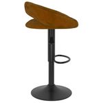 Casa si Gradina - Mobilier - Scaune si fotolii - Scaune - Scaune de bar, 2 buc., maro, catifea - Infinity.ro