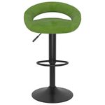 Casa si Gradina - Mobilier - Scaune si fotolii - Scaune - Scaune de bar, 2 buc., verde deschis, catifea - Infinity.ro