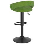Casa si Gradina - Mobilier - Scaune si fotolii - Scaune - Scaune de bar, 2 buc., verde deschis, catifea - Infinity.ro